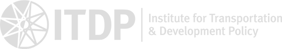 ITDP, the Institute for Transportation and Development Policy, logo in gray