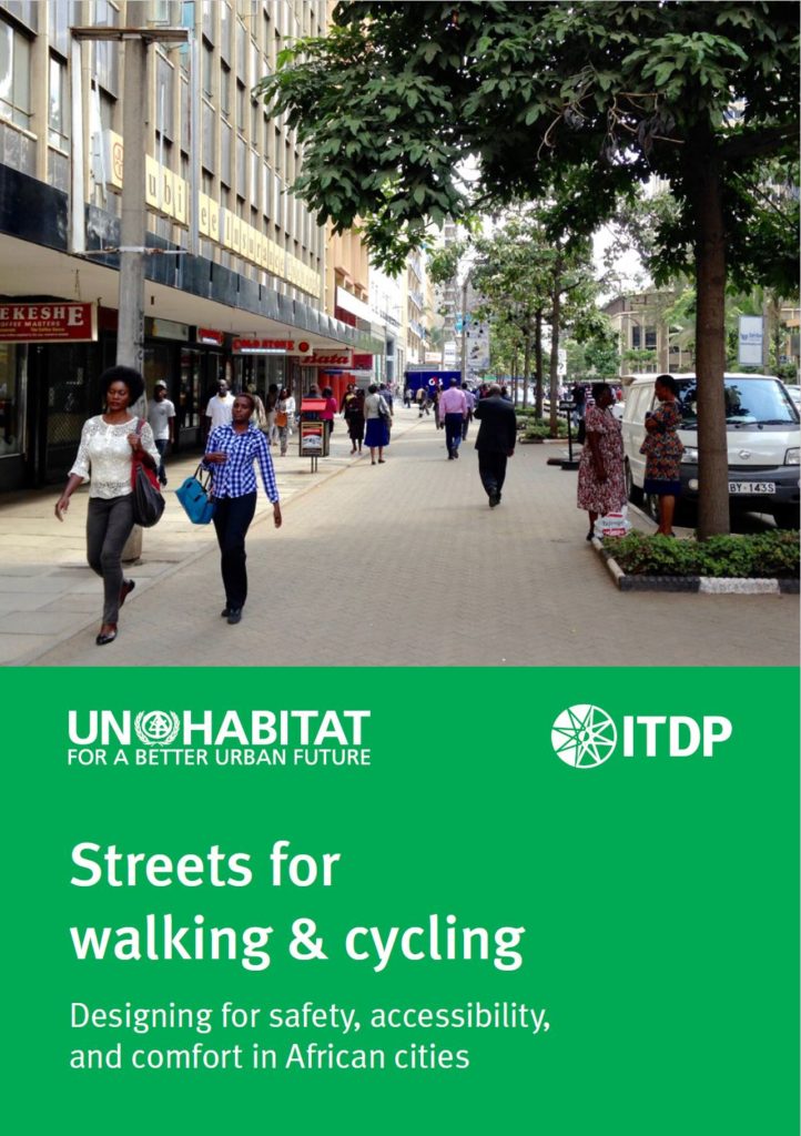 Publication cover for Streets for Walking and Cycling