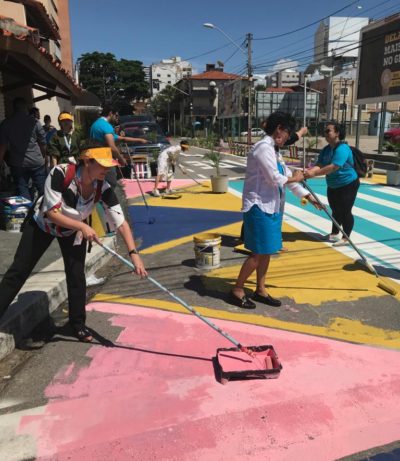 This tactical urbanism workshop was based on methods previously used in Fortaleza.