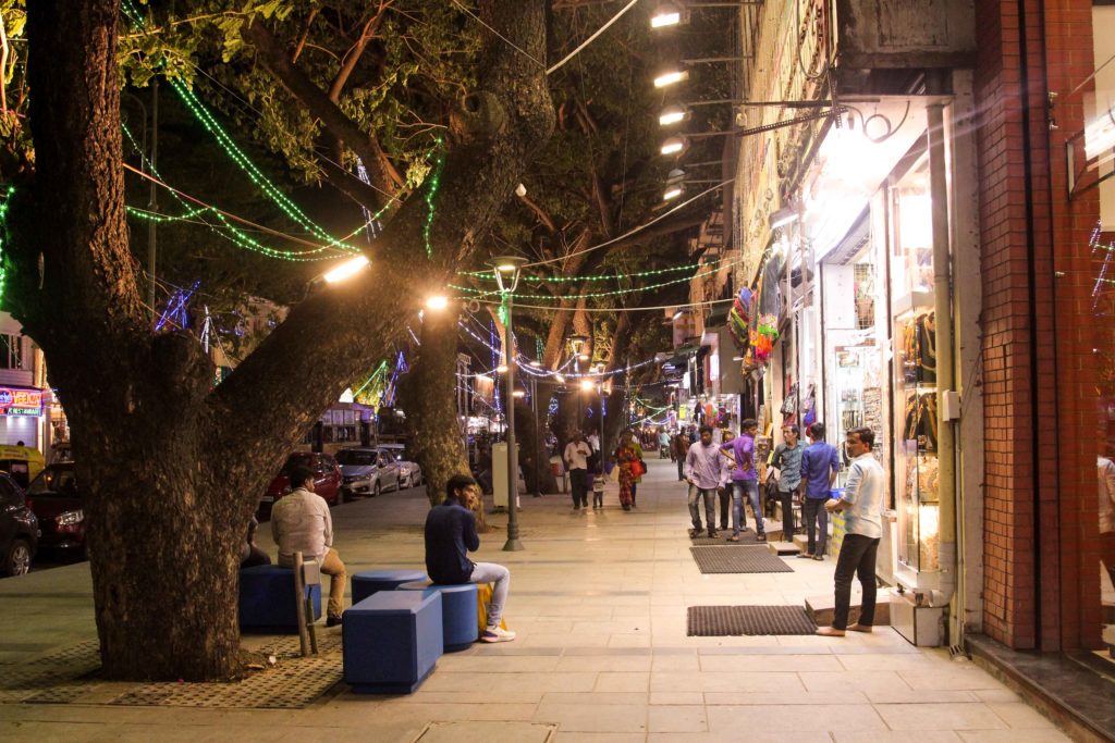 Pondy bazaar pedestrian Plaza Institute for Transportation and