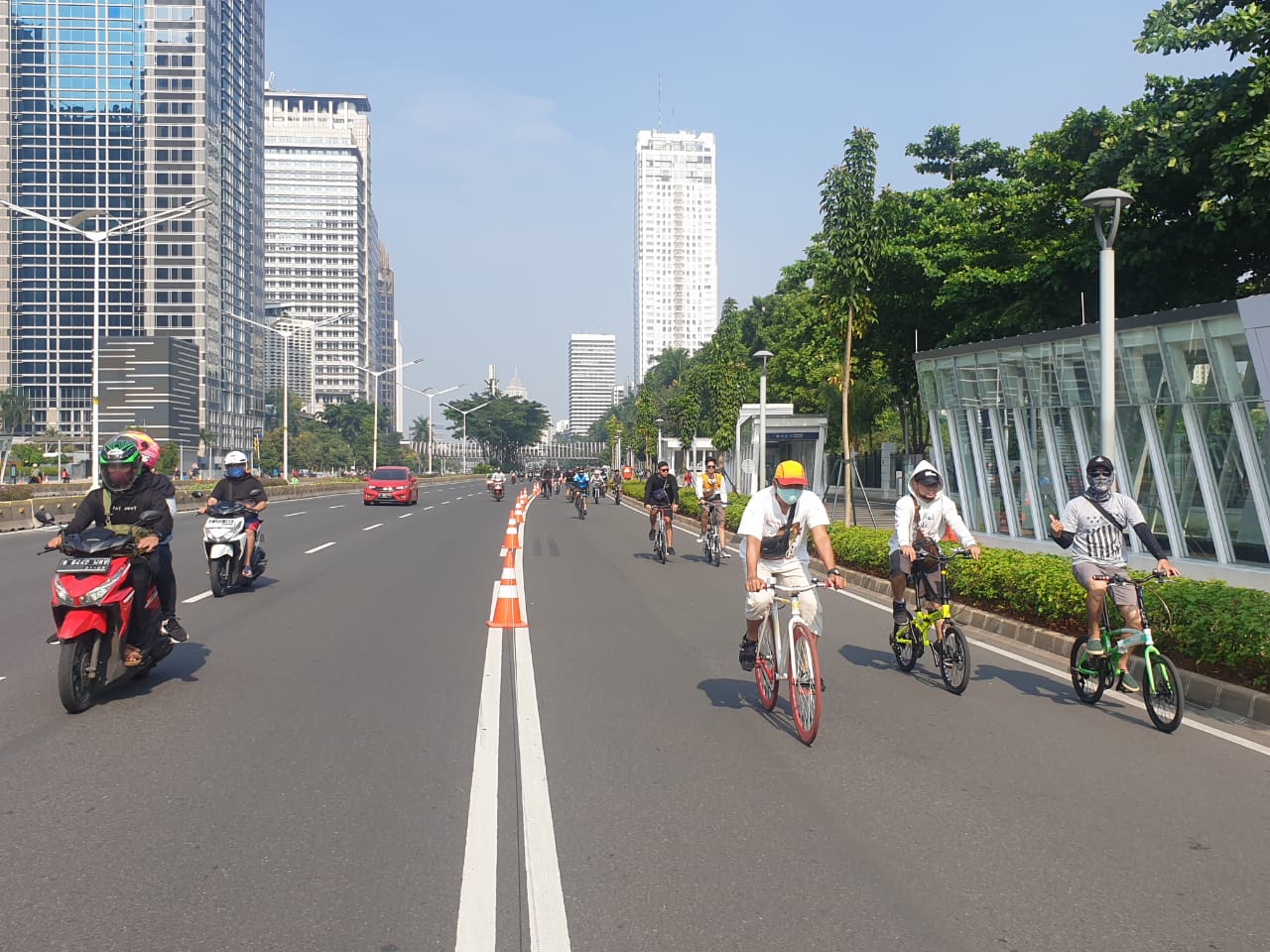 During Coronavirus, Jakarta's Cycling Grows as does Police Backlash