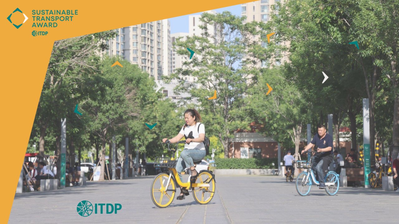 Tianjin, China Receives 2024 Sustainable Transport Award for Focus on Cycling and Walking Infrastructure